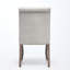 Chaise de salle à manger rembourrée en tissu de chenille-2028330926