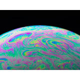 Soap Bubble Close Up Print by Philippe Monthoux