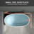 51"×27" Freestanding Soaking Tub Solid Surface Bathtub