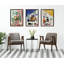 Reproduction d'art sur toile encadrée «tourne-disque» par Rachel Lee 3 Birdies Studio