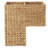 Woven Water Hyacinth Staircase Basket Storage Bin-1600633827