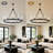 43.3'' Wagon Wheel Chandelier With 12 Lights, Adjustable Height