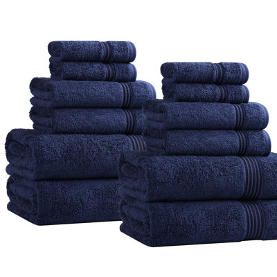 Guadlupe 12-Piece Egyptian Cotton Towel Set