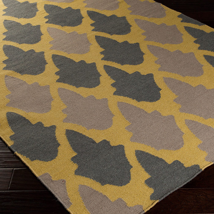 Kramer Wool Geometric Indoor Rug, Rectangle 3'6" x 5'6"