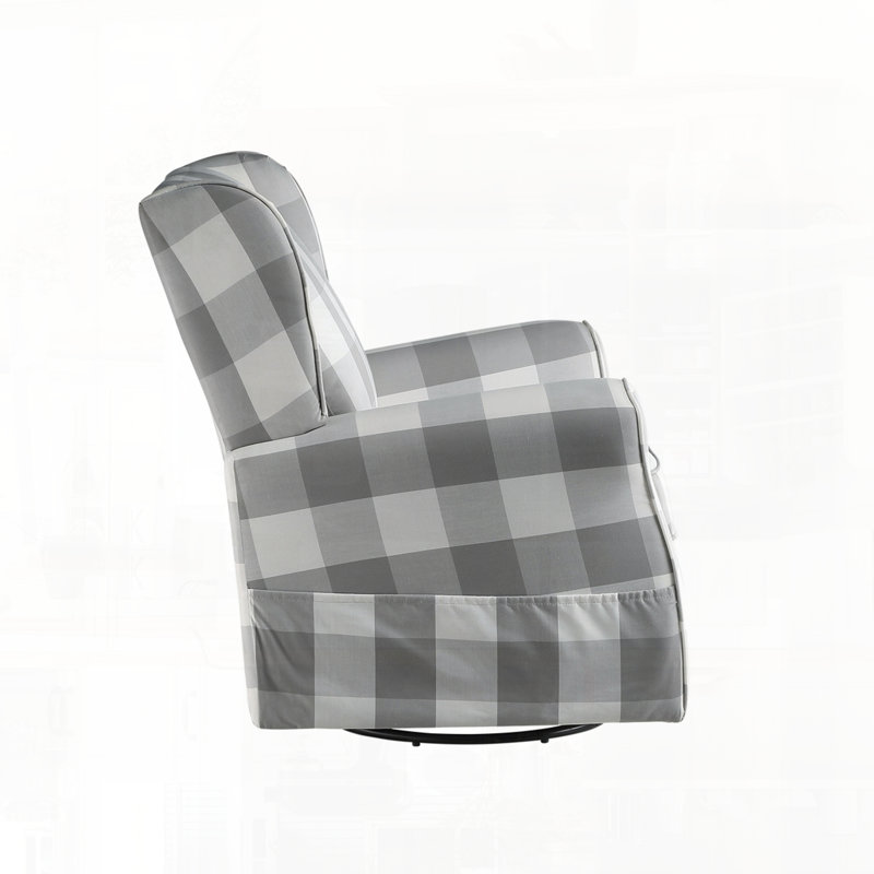 Fauteuil coulissant en tissu avec pivot