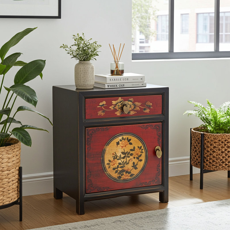 Bribie 1 Drawer Bedside Table