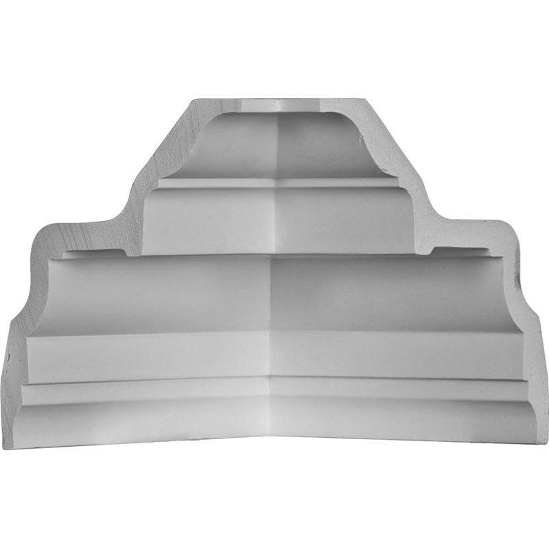 Endurathane Inside Corner Moulding, 5"P x 5"H (matches moulding MLD05X05X07FE), Factory Primed