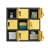This storage locker cabinet has 9 doors and every door has key lock-1860507441