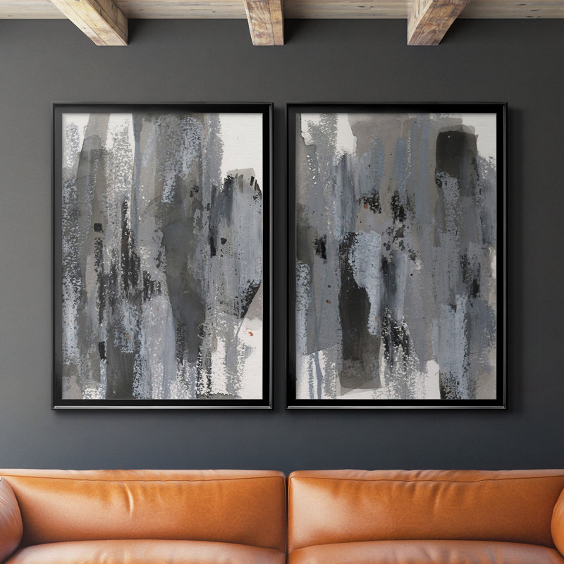 2 - Pieces, 24.5" H x 37" W, Black