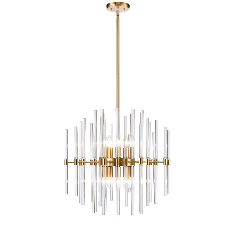 Aleata 10 - Light Brass Sputnik Pendant
