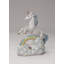 Figurine musicale en porcelaine fine sur arc-en-ciel 