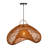 1-Light Pendant Lights Rattan Geometric-1860963221