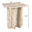 Table d'appoint en marbre Loom