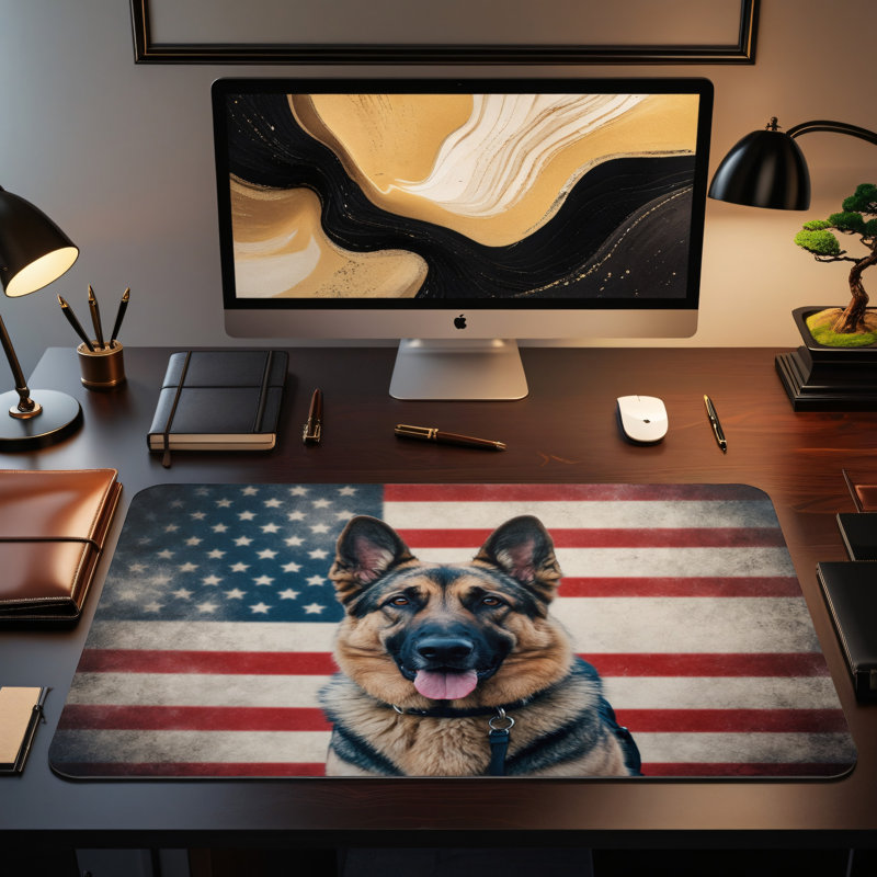 Polyester Desk Pad, 23.6x13.8