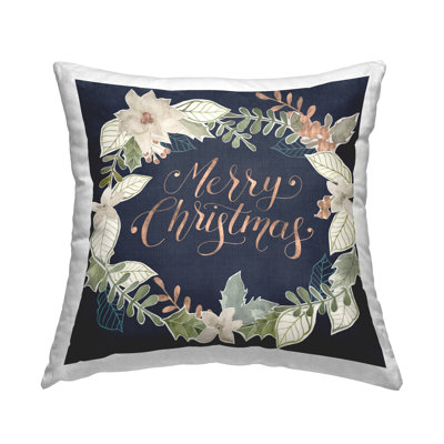Floral Throw Pillow