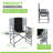 Foldable Aluminum Director’s Chair with Side Table & Pocket – Heavy-Duty, Lightweight Seating for Indoor & Outdoor Use
