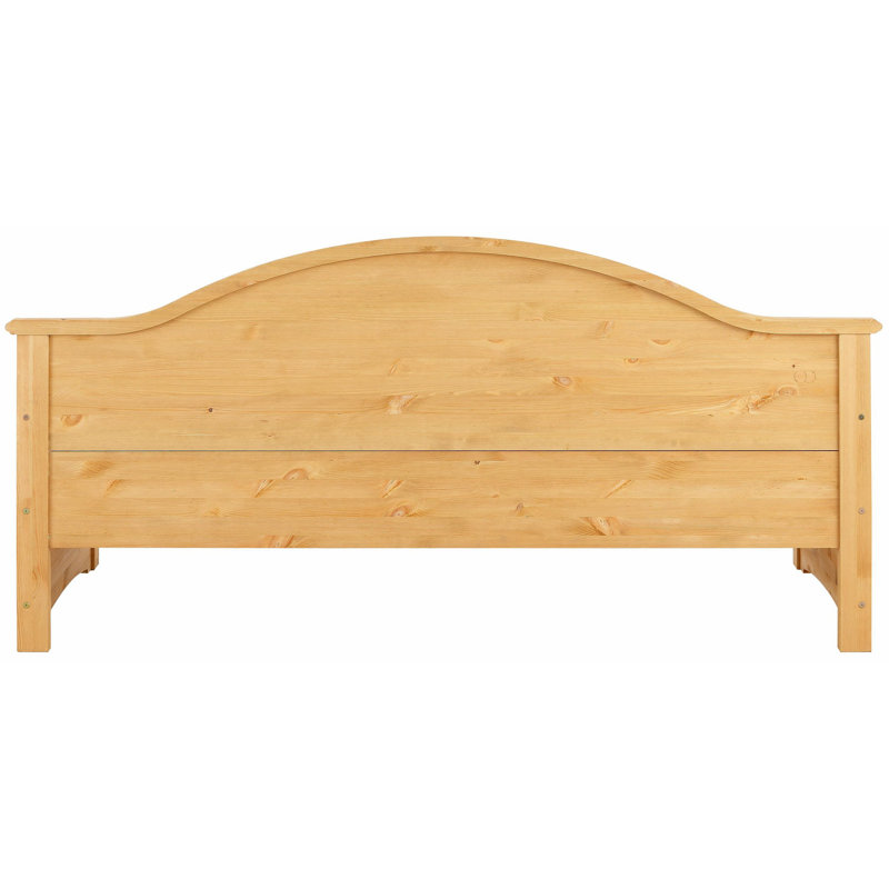De Soto Solid Wood Daybed, Natural Brown Oil