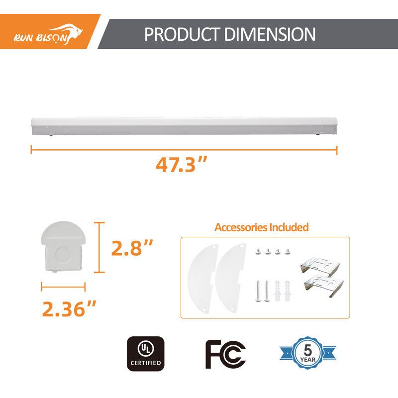 4' Dimmable Strip Light