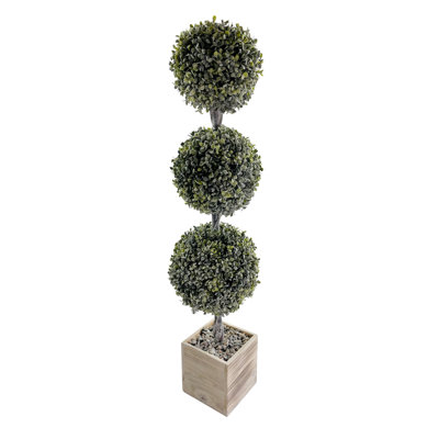 Pot à fleurs topiaire artificiel 36 po