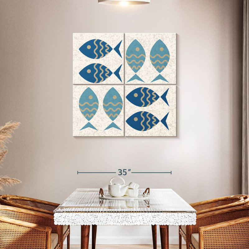 Brampt Fish Academy, 38" H x 38" W