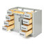 42" Single Bathroom Vanity Base only-680773300-705781688
