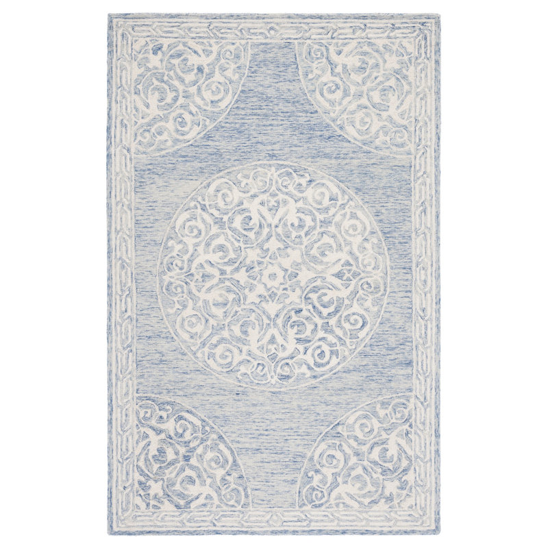 Eletha Hand Tufted Performance Oriental Rug, Rectangle 3' x 5'