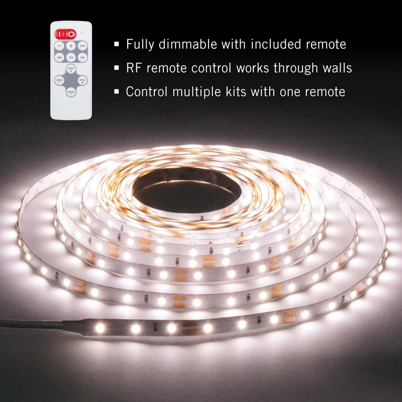 Ensemble de bande DEL RibbonFlex Home 12 V 3000K blanc doux