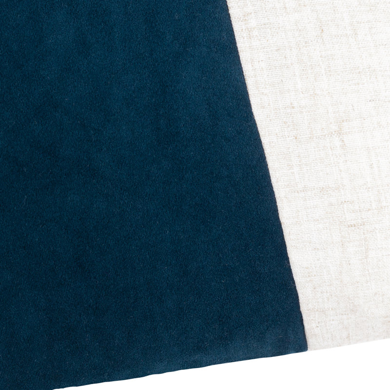 Alaistair Square Cushion Cover, Navy
