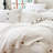 Linen Duvet Cover with Coconut Button Closure-110427309-110427312