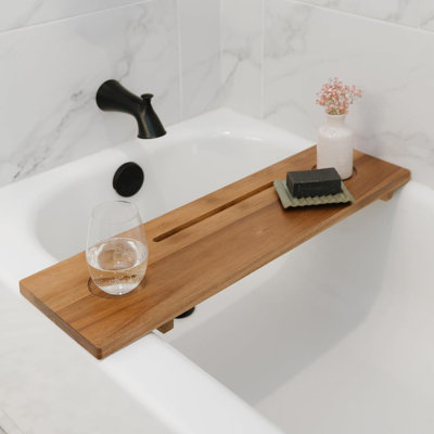 Acacia Wood Bathtub Tray Caddy