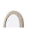 Dennard Arch Cornhusk Mirror 42 in Linen White-108457501