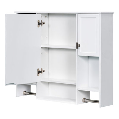 35'' X 28'' Modern Wall Mounted Bathroom Storage Cabinet
