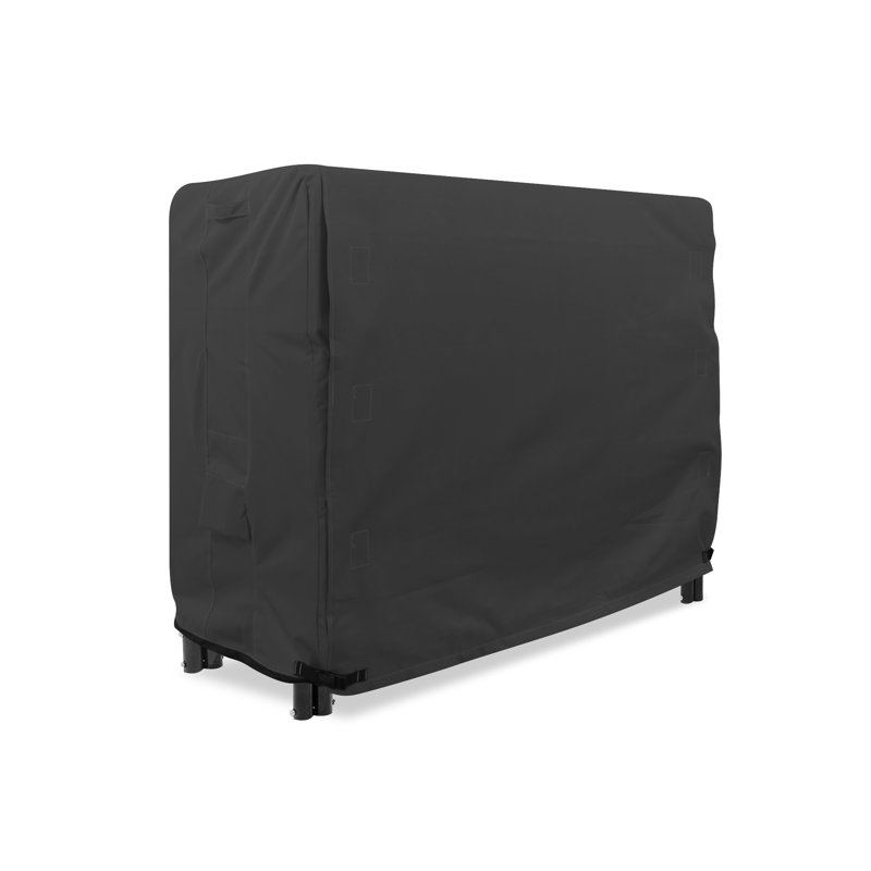 Freeport Park® Hyslop 24'' D Log Rack Cover, Black, 42" H x 48" W x 24" D