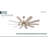 Barn 65" 5CCT LED Smart Ceiling Fan