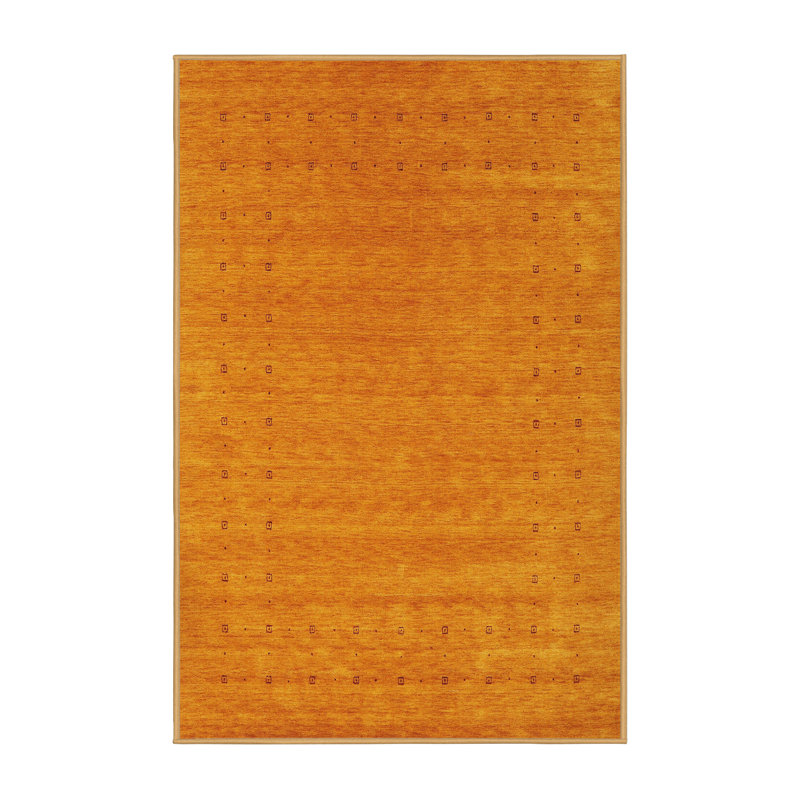 Tapis abstrait orange, Rectangle 2 pi x 3 pi