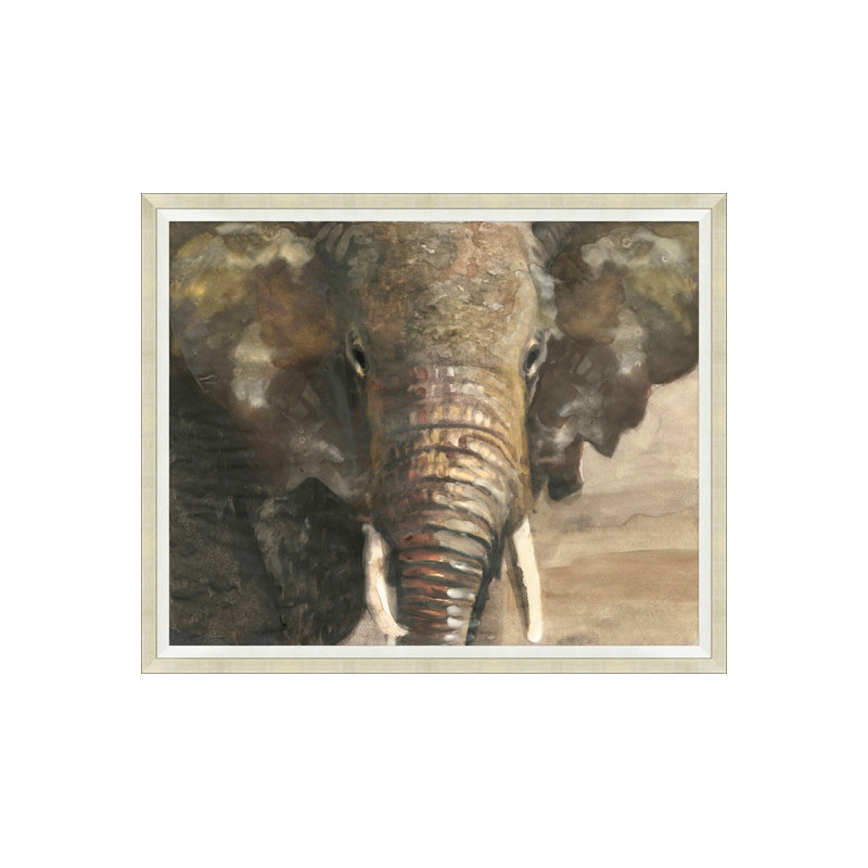 Painterly Elephant 2 Print