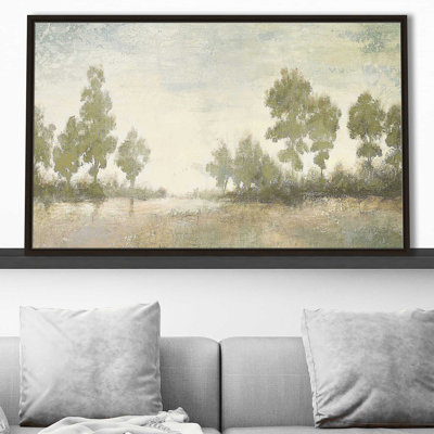 " Distant Valley Panel " Acrylic Painting