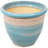 Chanze Indoor/Outdoor Planter - 12" x 12" x 10" Round Ceramic Planter 2-Count - Blue/Beige-1726537761-1726537772-1726537773
