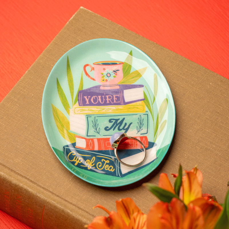 Enamel Trays  Oval Books, Books, Teal/Green/Pink/Yellow/Orange/Purple