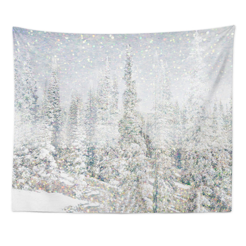 Tapisserie murale Magic Snow Trees
