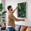 Jungle Garden Tropical - Wrapped Canvas-125882611-125884171
