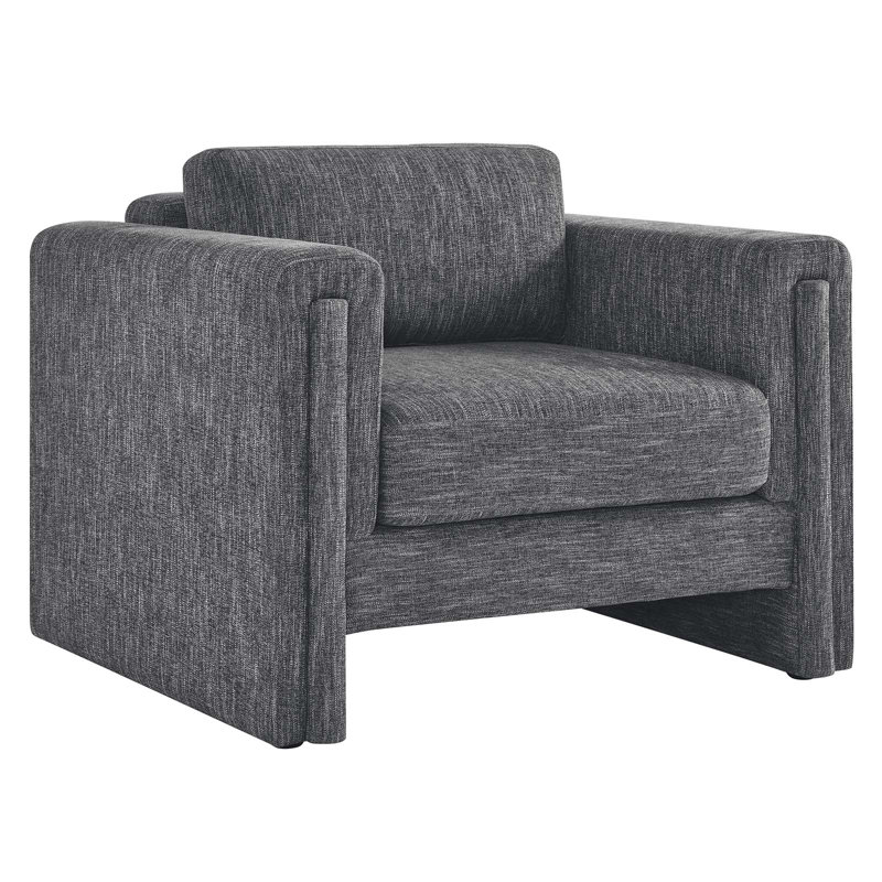 Modway Visible Armchair, Gray Polyester Blend
