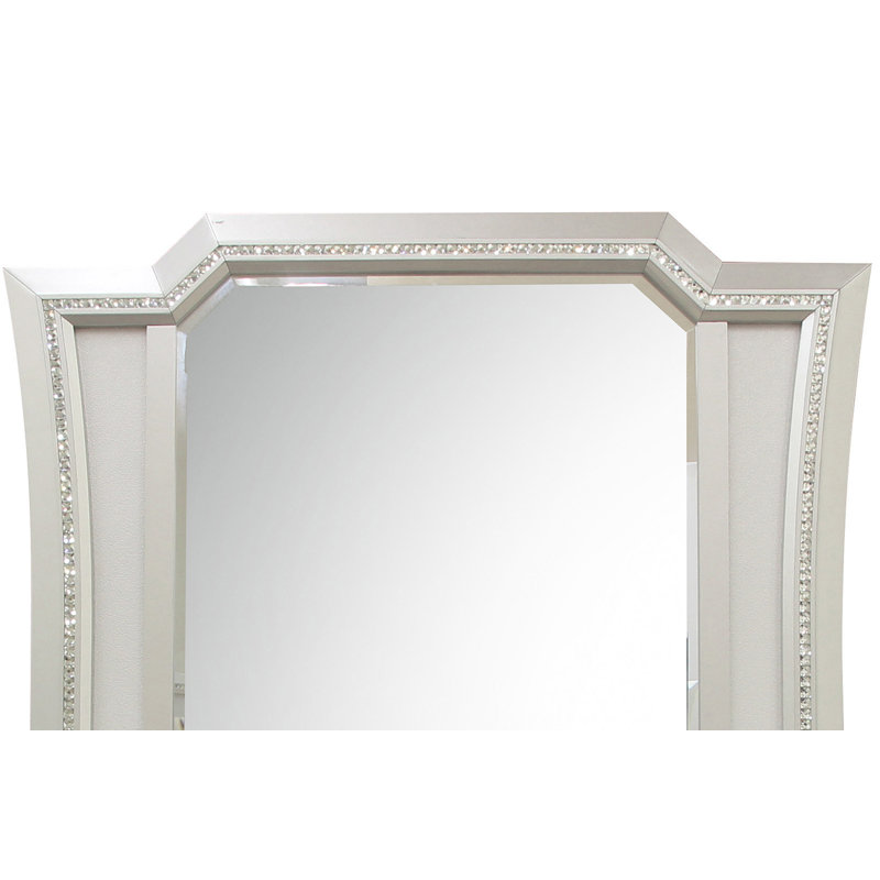 Miroir de commode Delmon, Argent