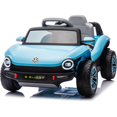 Kids Electric Vehicle Licensed Volkswagen | 12V Ride-On Toy With Remote Control | Led Lights, Mp3, And Bluetooth
