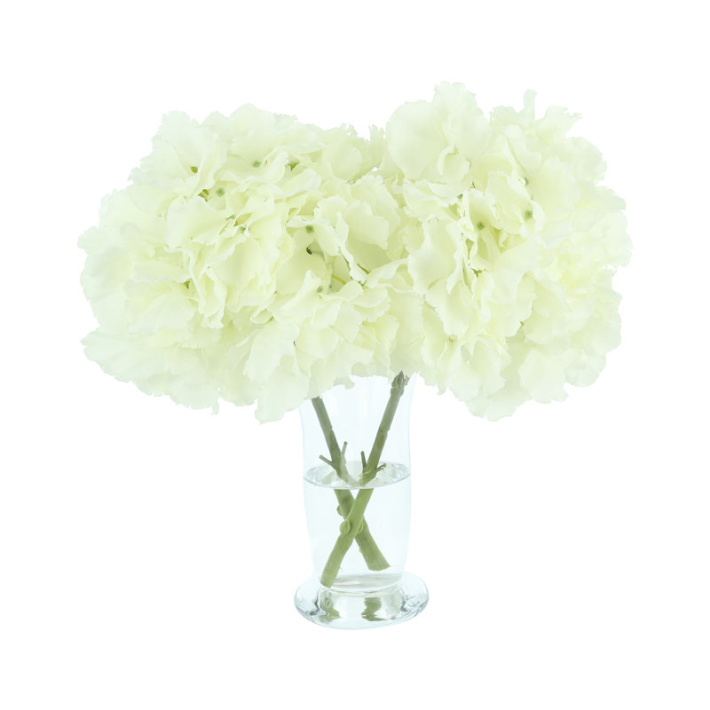 Faux Hydrangea Stems, Cream