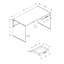 Bureau d'ordinateur Javareon, bureau personnel, ordinateur portable, tiroirs de rangement-1858695917