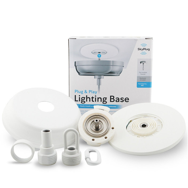 SkyPlug Kit -  Easy Lighting Installation - Capella, Matte White