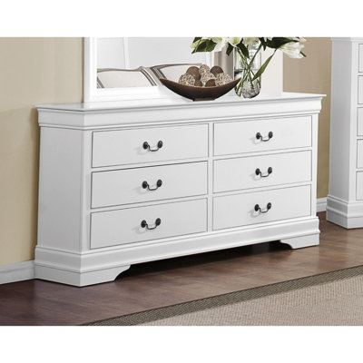 Commode double 6 tiroirs Naomi