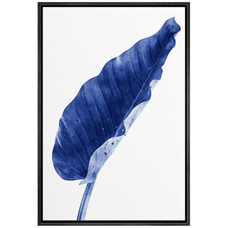 Peinture sur toile, cadre flottant, Noir, H 16 po x l 24 po x P 1,5 po