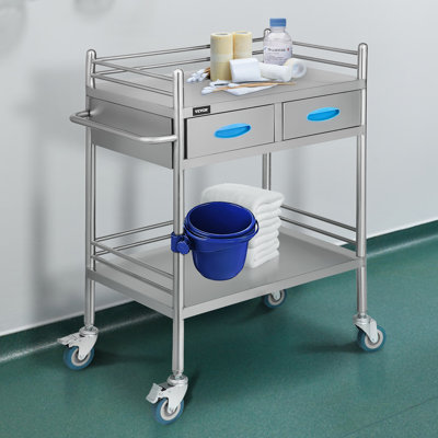33.2'' H x 23.4'' W Utility Cart with Wheels
